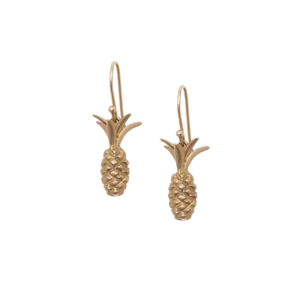 Small Pineapple Earrings