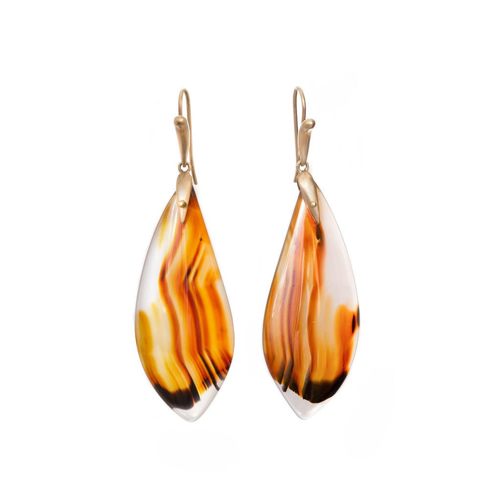 Montana Agate Drop Earrings