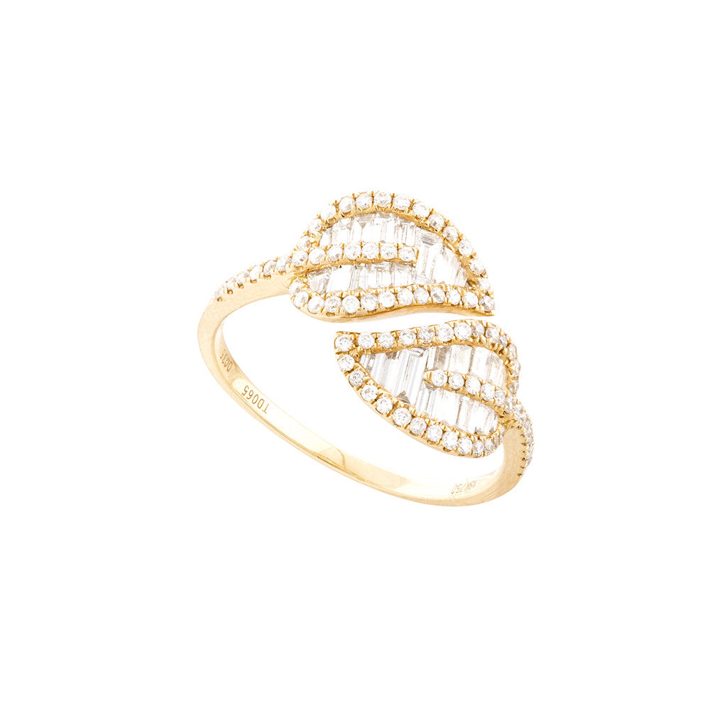Double Leaf Ring