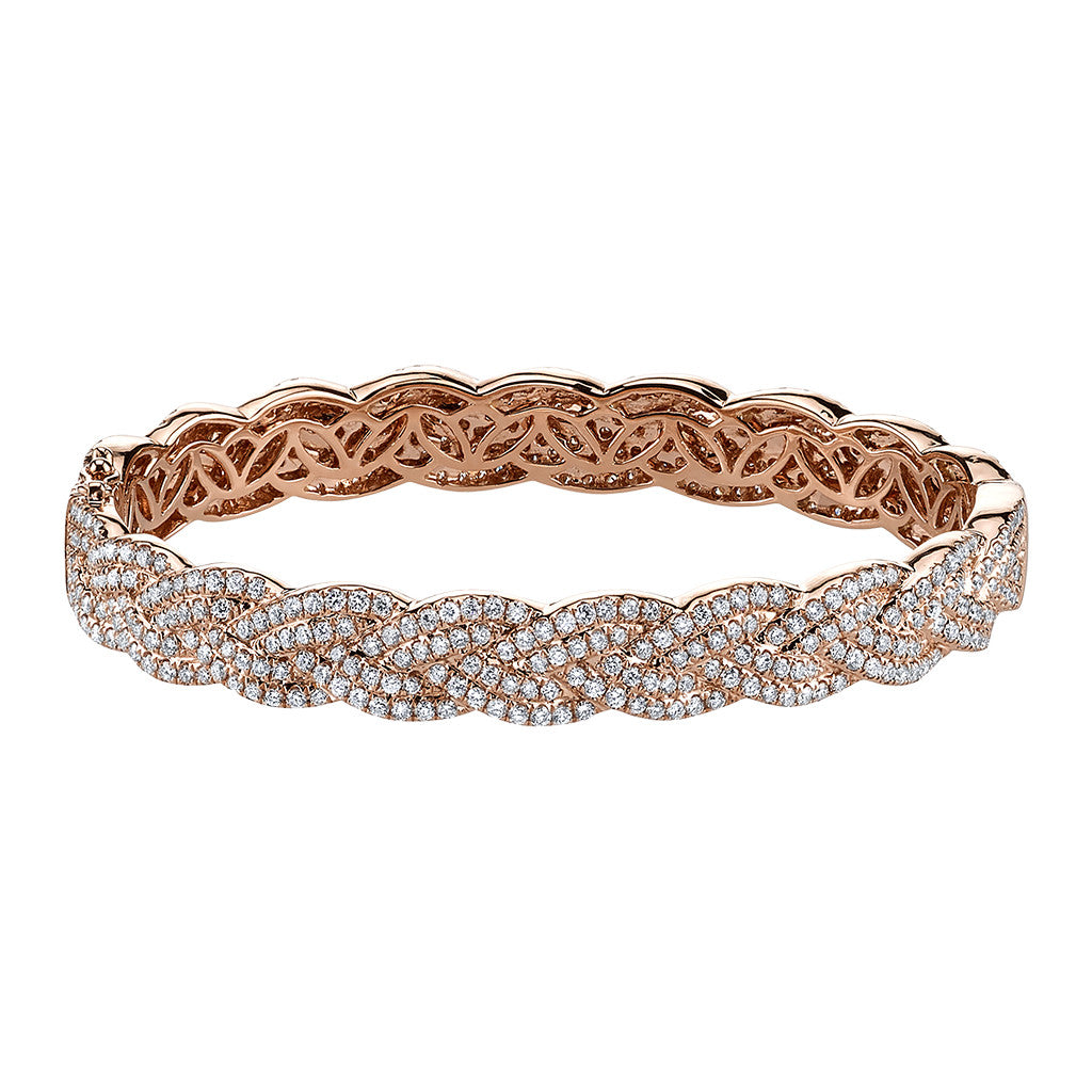 Diamond Braided Bracelet