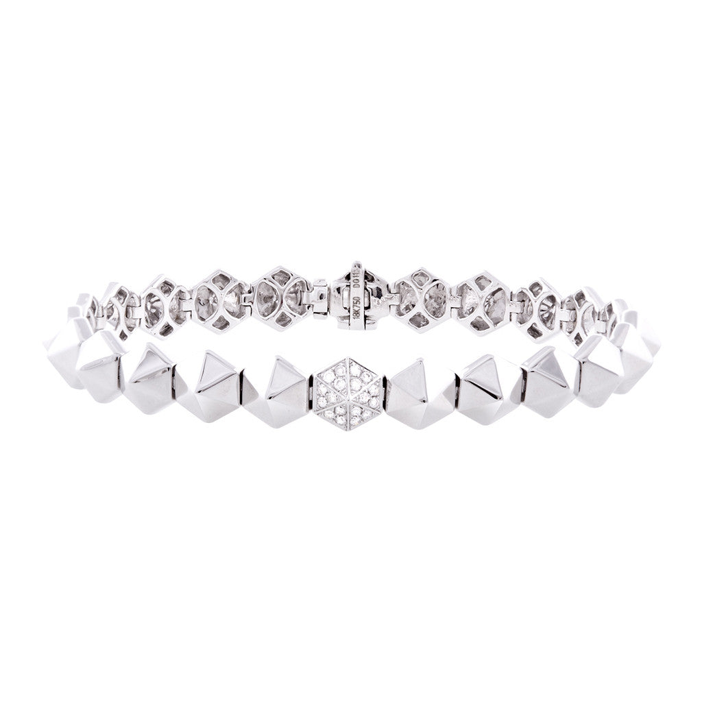 Hexagon Spike Bracelet