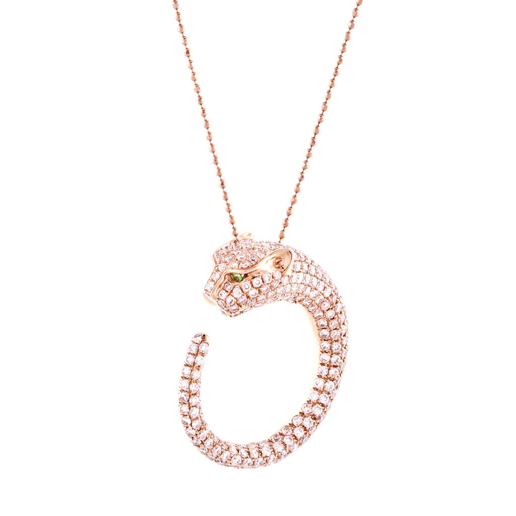 Pave Panther Necklace