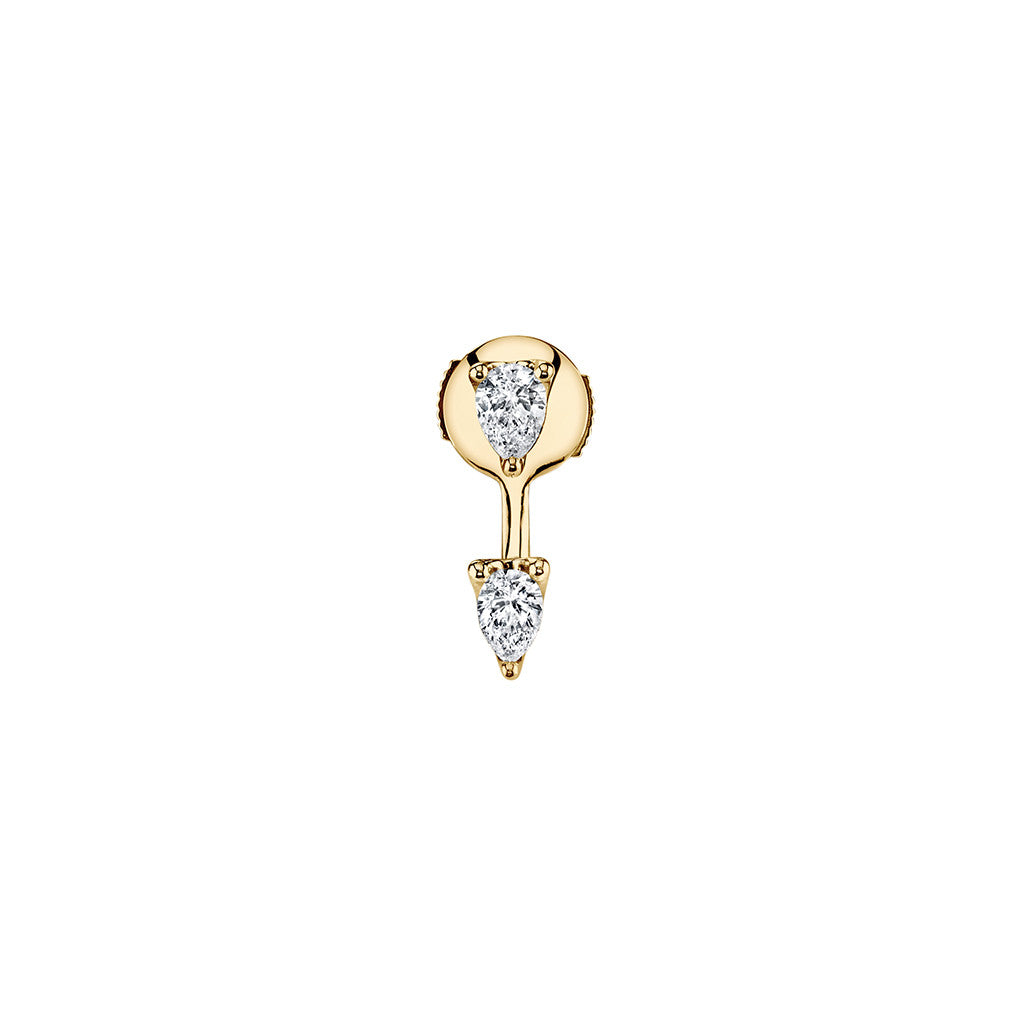 Pear Orbit Earring