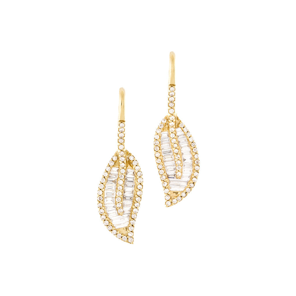 Leaf Drop Earrings