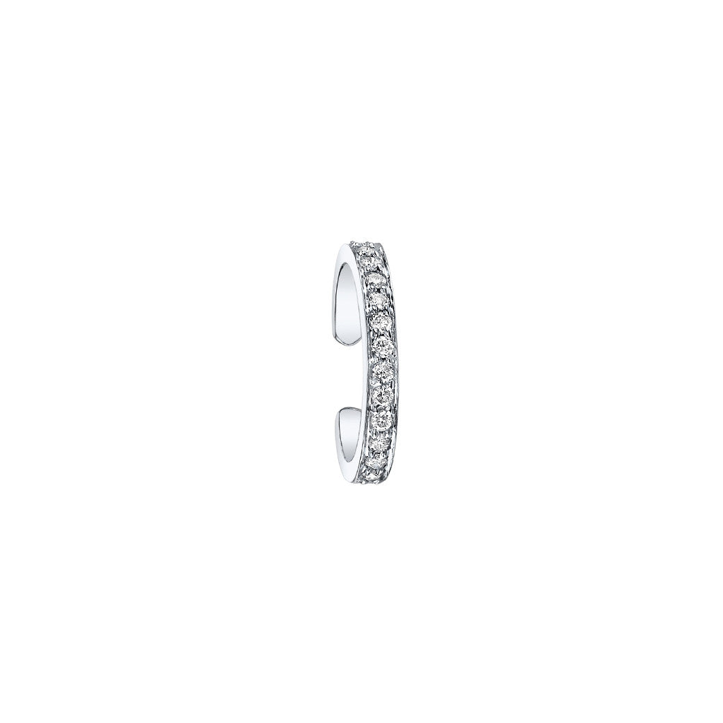 Single Row Pave Ear Cuff
