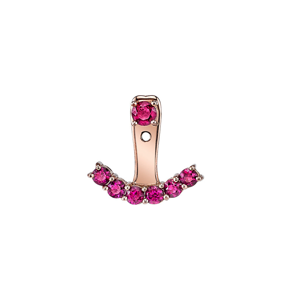 Ruby Ear Jacket with Stud