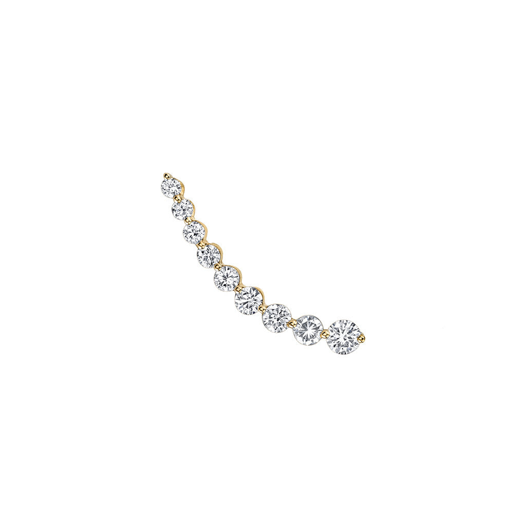 Floating Diamond Earring