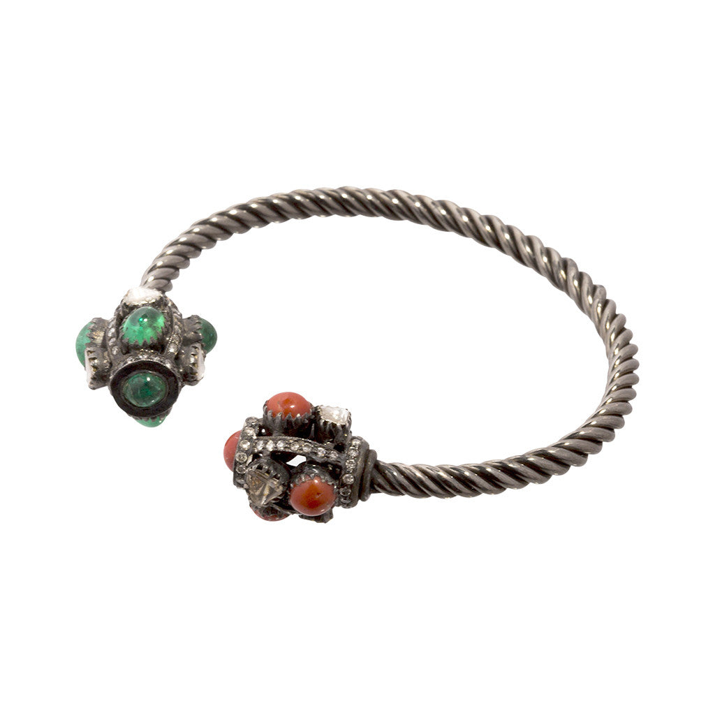 Multi-Stone Cuff