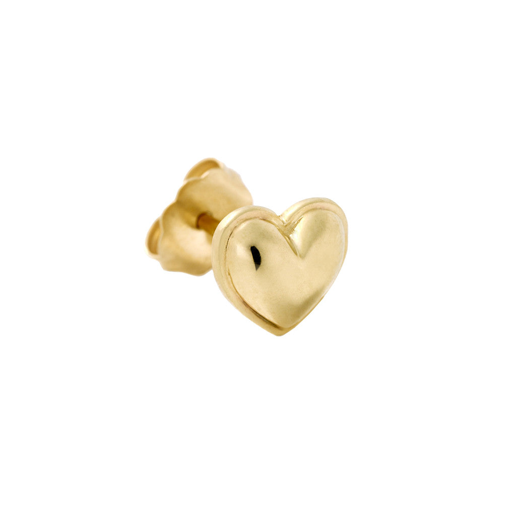 Single Heart Stud
