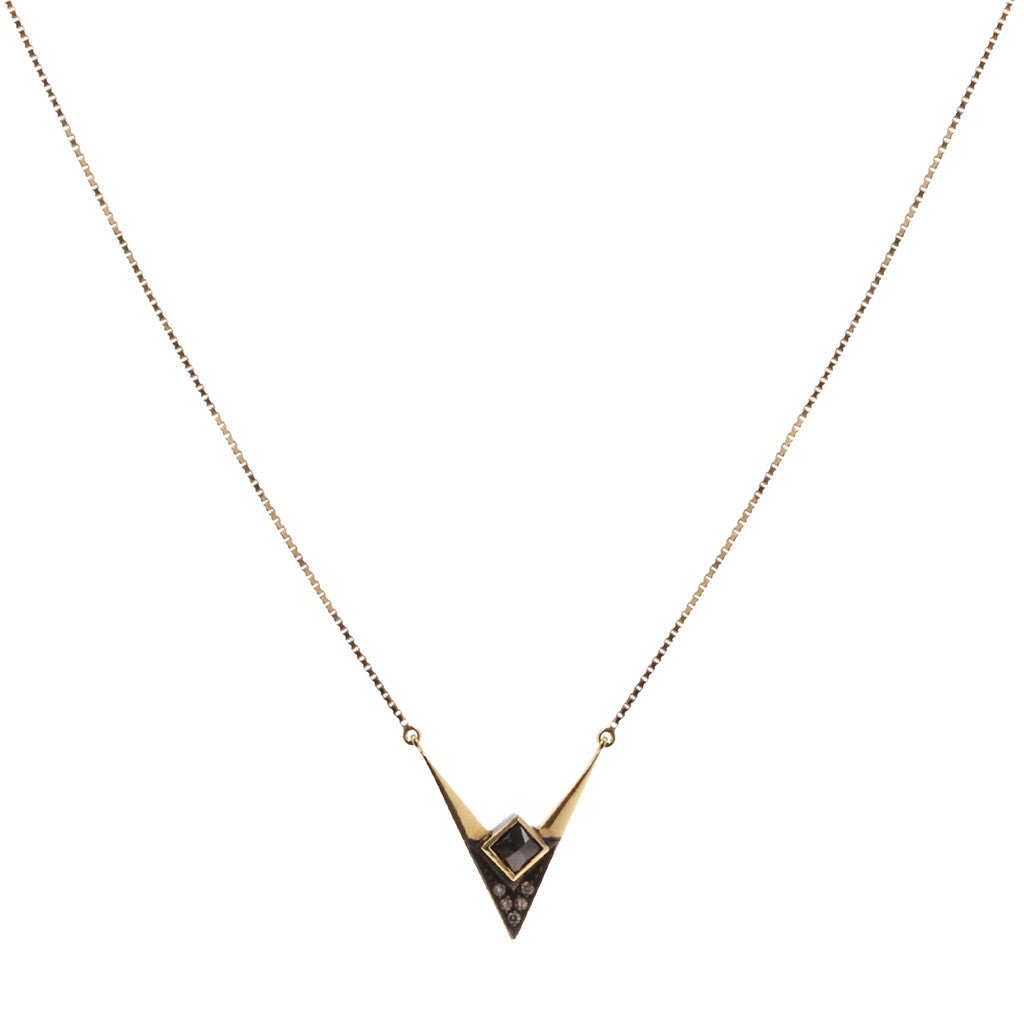 Black & White Diamond Pendant