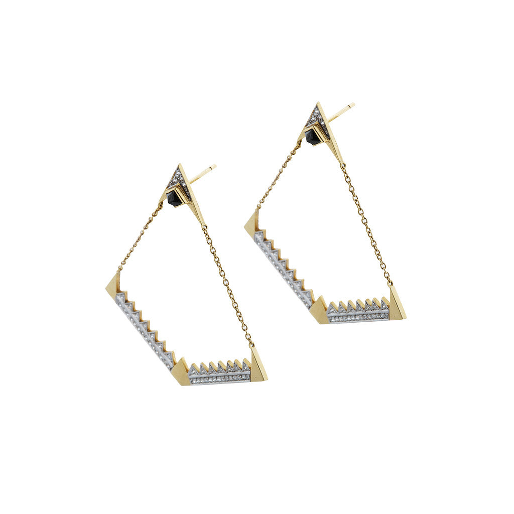 Black & White Diamond Earrings