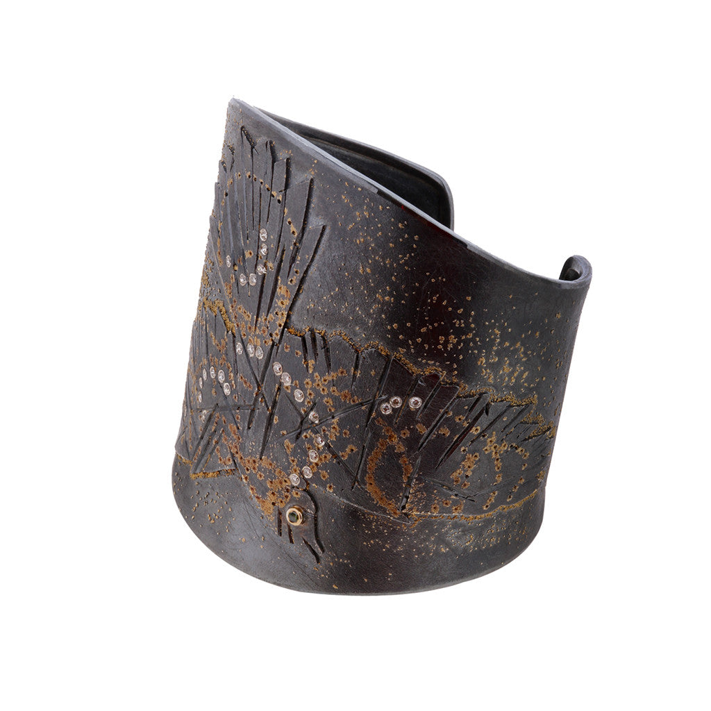 Mixed Diamond Cuff