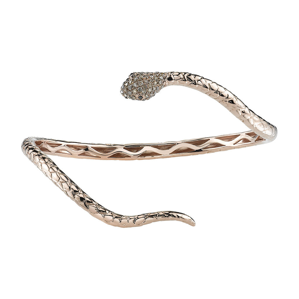 Gold Wrap Snake Cuff