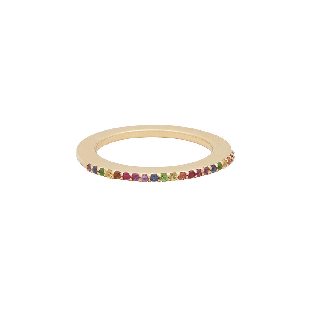 Sapphire Disc Ring