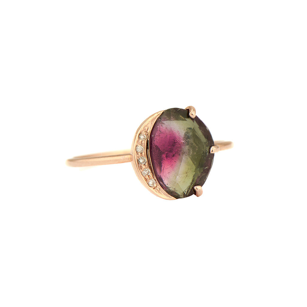 Watermelon Tourmaline Healing Ring