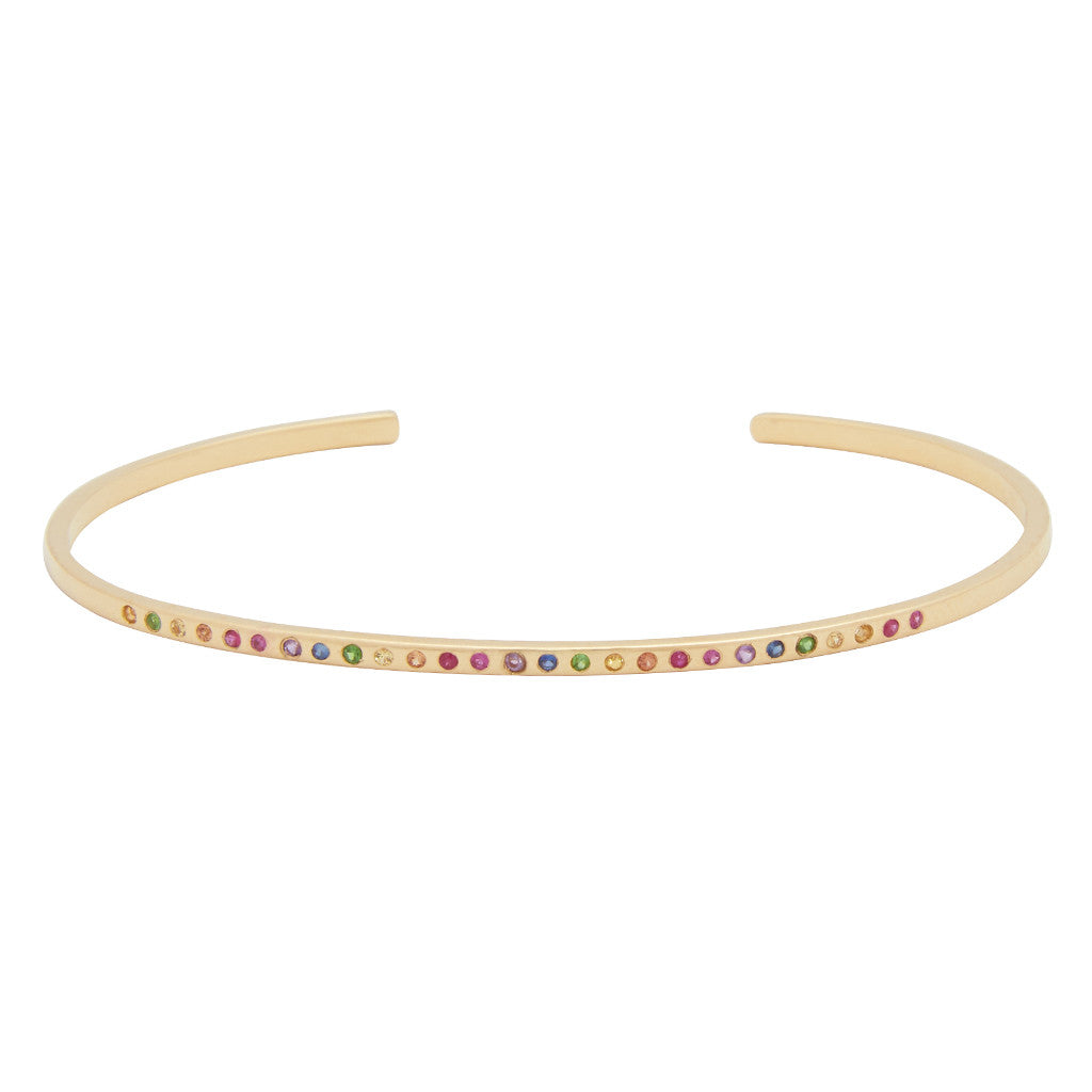 Sapphire Flush Bangle