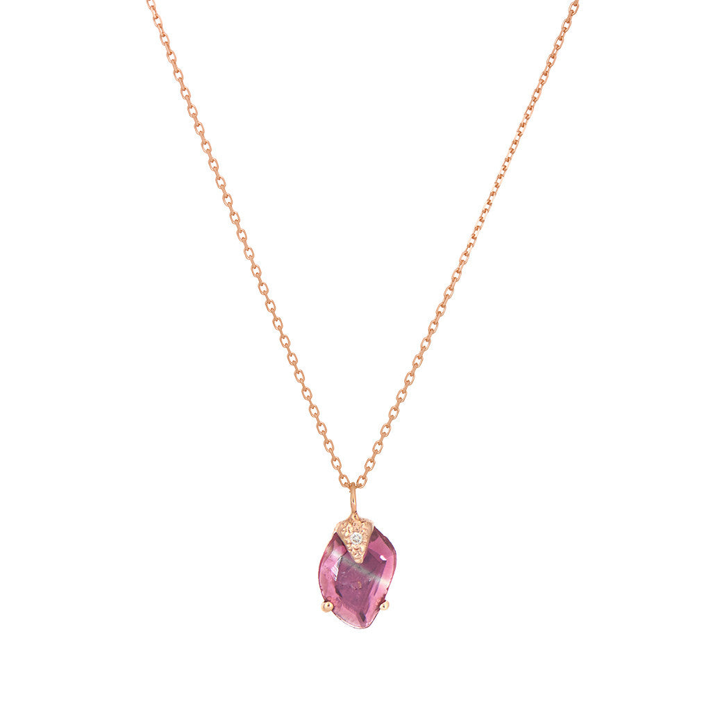 Tourmaline & Diamond Necklace