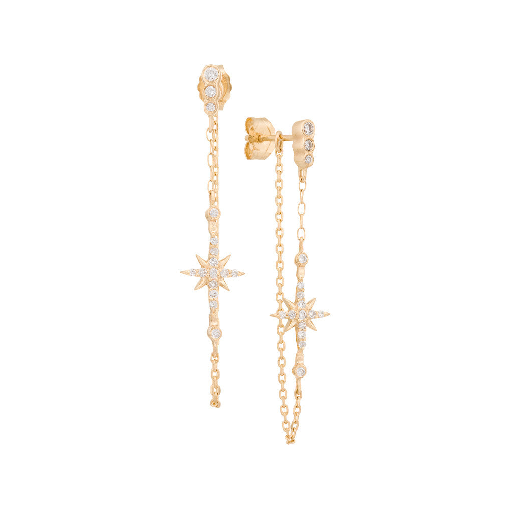 Northstar Chain Earrings