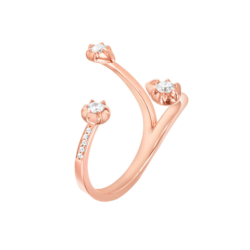 Diamond Harlowe Ring