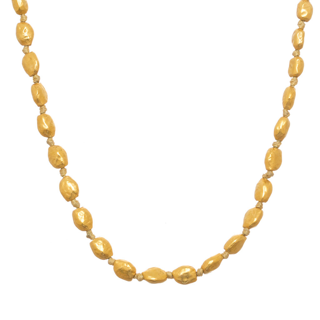 Rice Nugget Chain Necklace