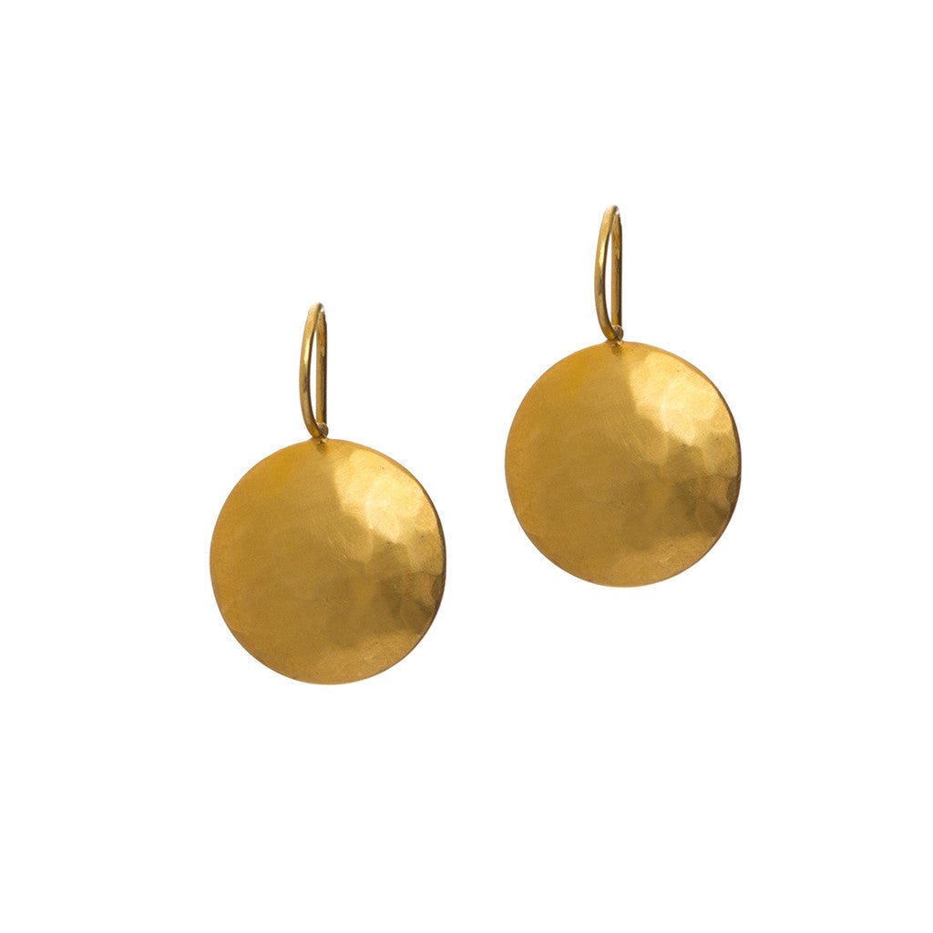 Sun Disc Earrings