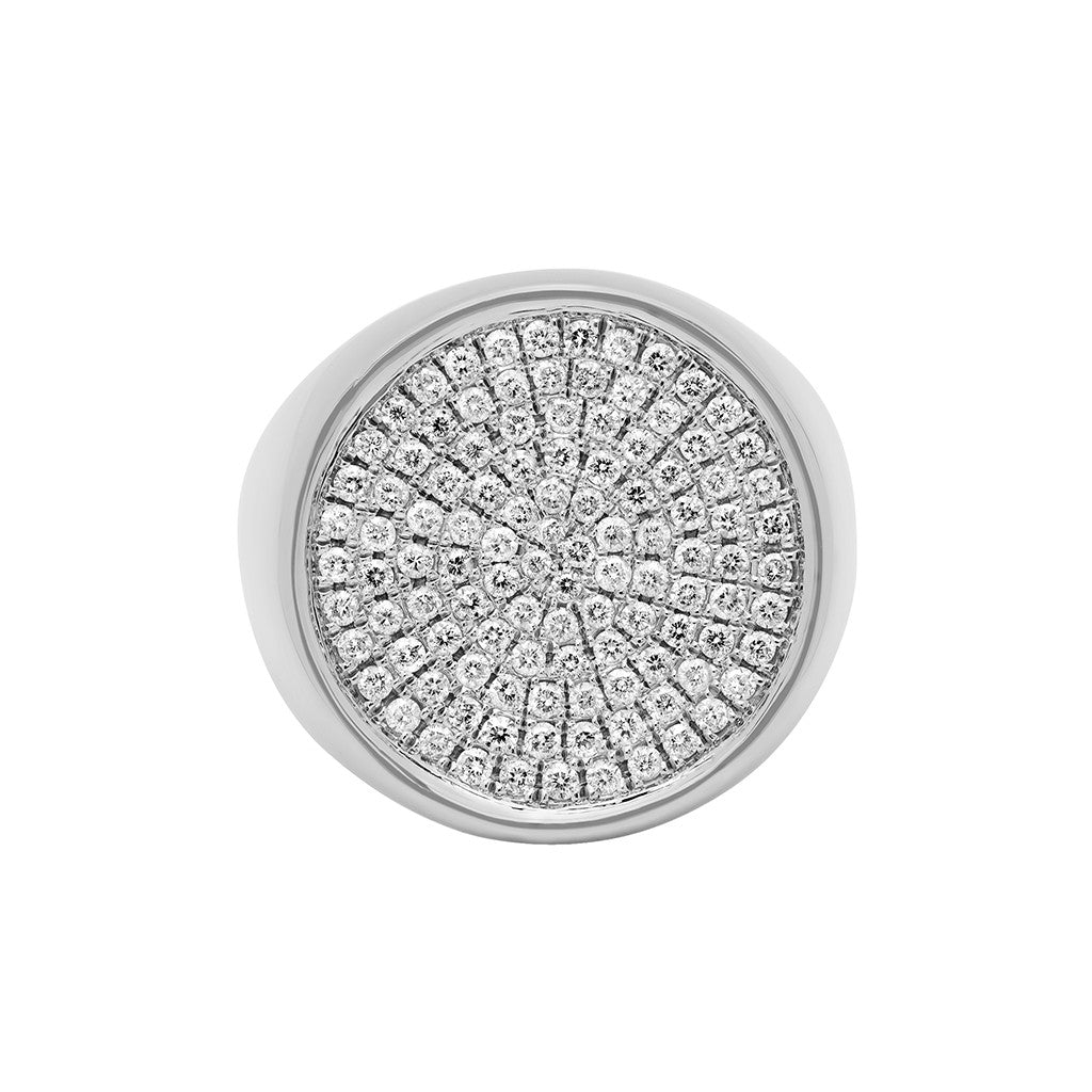Diamond Circle Surface Ring