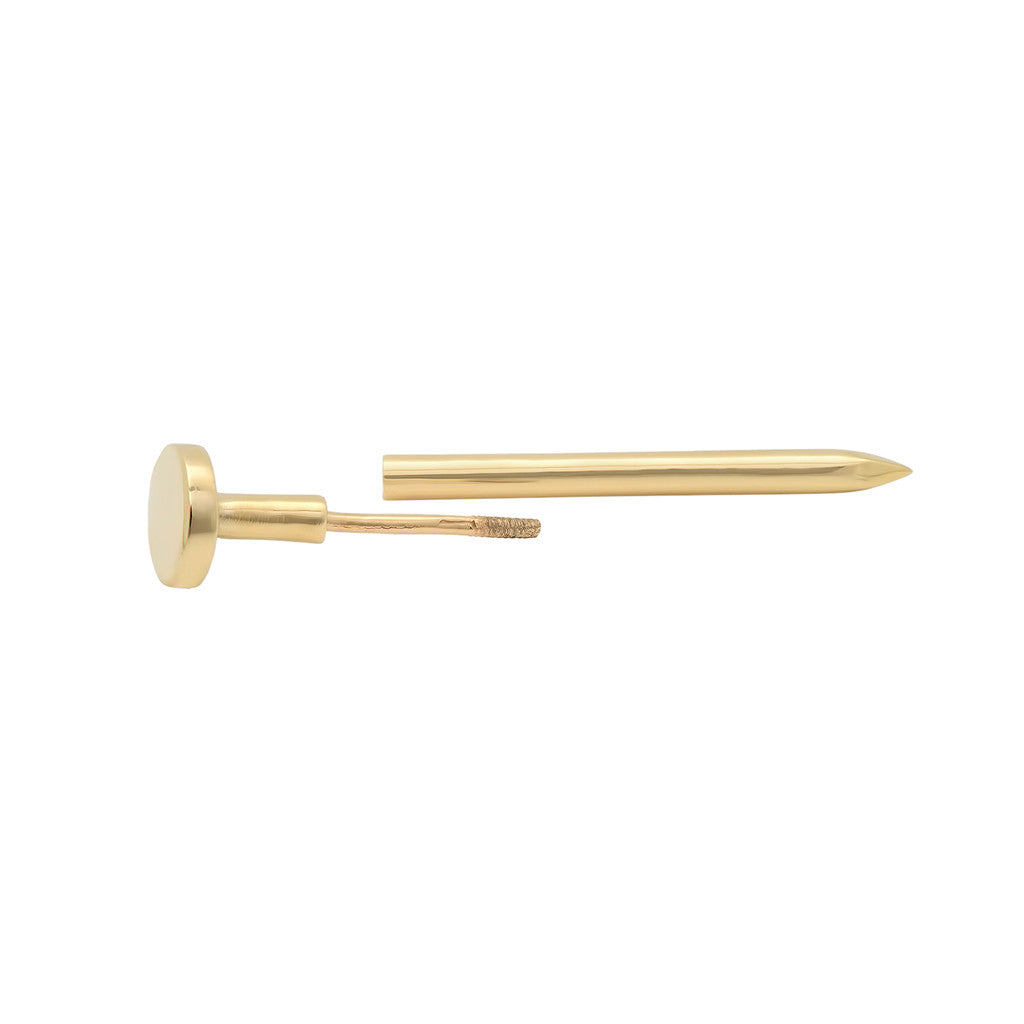 Gold Nail Earring