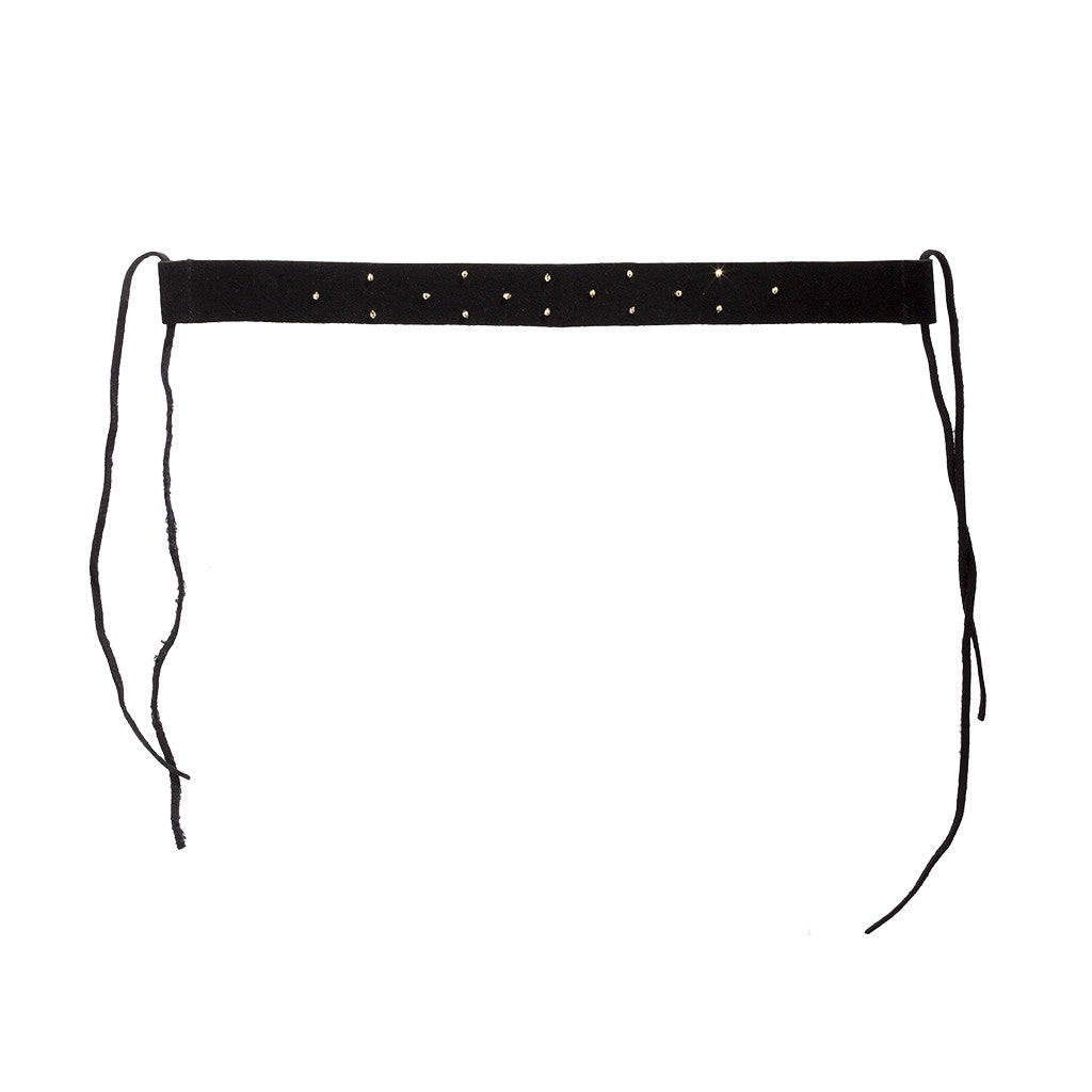 Small Studded Suede Choker