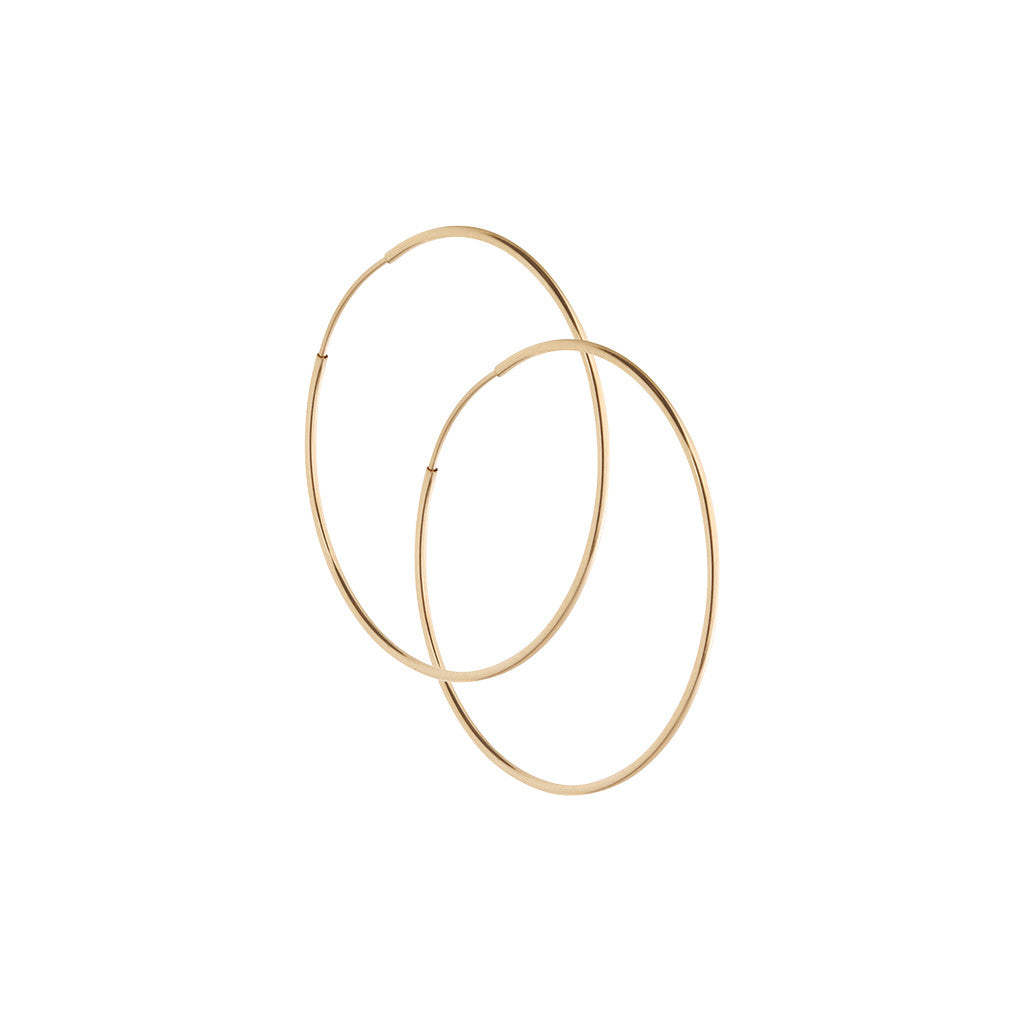 Medium Skinny Hoops