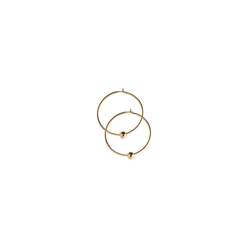 Medium Disco Ball Sleeper Hoops