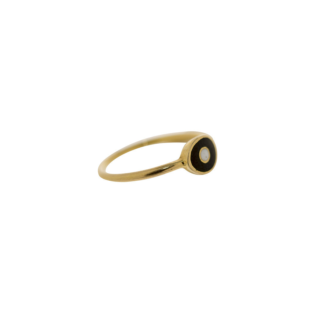 Enamel Evil Eye Ring