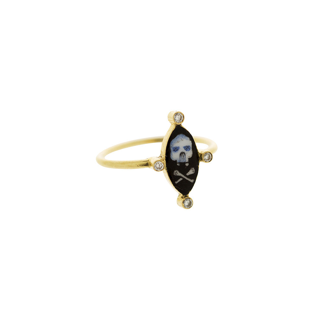 Black Skull Ring