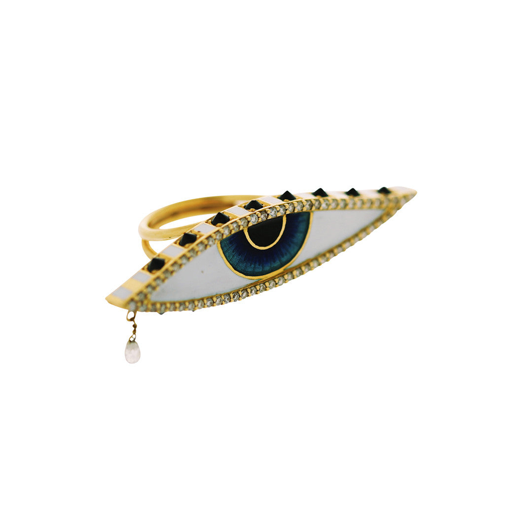 Violet Eye Ring