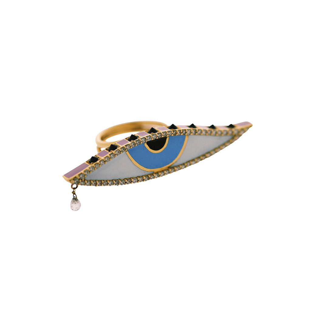 Blue Eye Ring